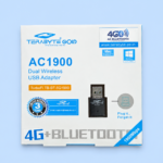 Terabyte Gold AC1900 1900Mbps Dual Band WiFi & Bluetooth 5.3 USB Adapter