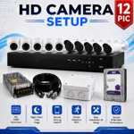 12 HD Camera Setup 4TB HHD Storage