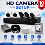 10 HD Camera Setup 2TB HHD Storage