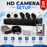 5 HD Camera Setup 1TB HHD Storage