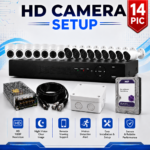 14 HD Camera Setup 4TB HHD Storage