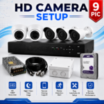 9 HD Camera Setup 2TB HHD Storage