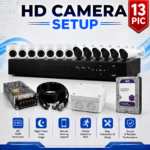 13 HD Camera Setup 4TB HHD Storage